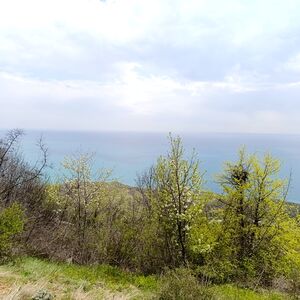 Plot of land with sea view on the plateau next to the golf c