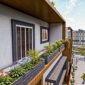 Apartment with a Pool View in Magawish Panorama