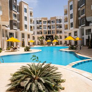 Large 3 BDR Apartment in a Cozy Compound with Swimming Pool