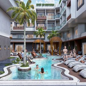  1BD apartment 60Sqm Pool view