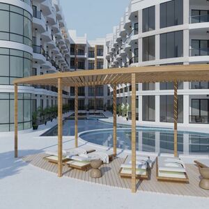 studio apartment 44sqm pool&sea view in hurghada,redsea 