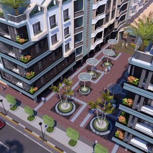 Studio 34Sqm with private garden pool view