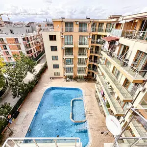 Studio with Pool and Sea View in Amadeus 11, Sunny Beach