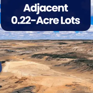 $150/Down Buys Adjacent 0.22-Acre Lots Totalling 0.44 Acre 