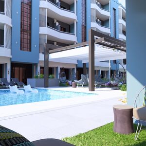 1bedroom apartment 70sqm pool view for sale,hurghada,red sea
