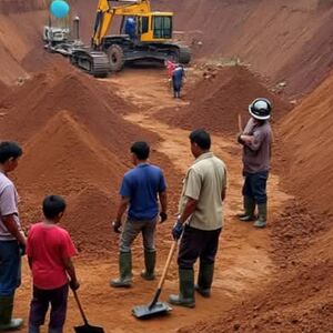 Gold mines in bunawan, Agusan del sur, Philippines 