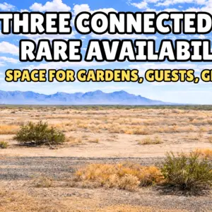 3 Adjacent Lots Totalling 1.50-Acres for Just $47/Down. Buy 