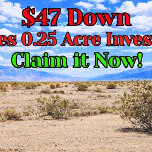 Smart Investment of 2026! Buy 0.25 Acre For Just $47/down