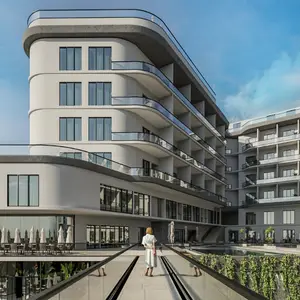 studio apartment 55sqm street view for sale, in hurghada