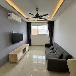 Furnished studio for rent in Taman Raintree,Ariza Garden 
