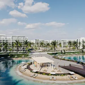 Beachfront 1-Bedroom-appartment  with sea view in El Mamsha 