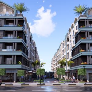 1bedroom apartment 59sqm sea view for sale, in hurghada