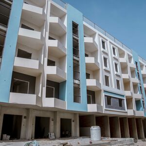 Apartment two bedrooms 88Sqm Street view located in Hurghada