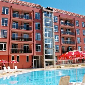 Spacious studio with balcony in Rainbow 2, Sunny Beach