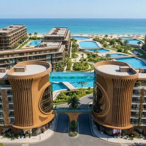 Studio with Private Beach & Direct Sea View