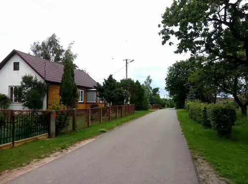 Road where house stands