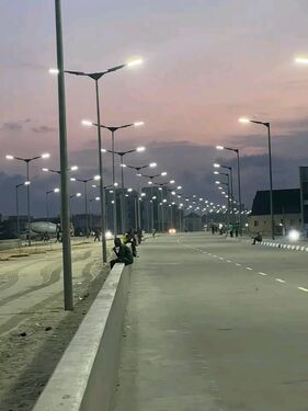 Road infront of Downtown 