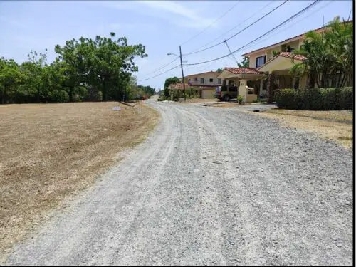 Road driving to lot 143