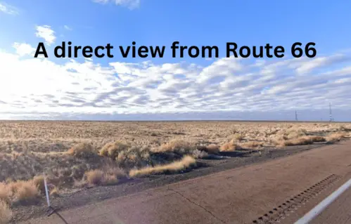 View from the highway