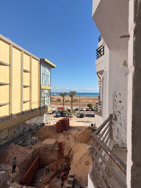 seaside view from balcony