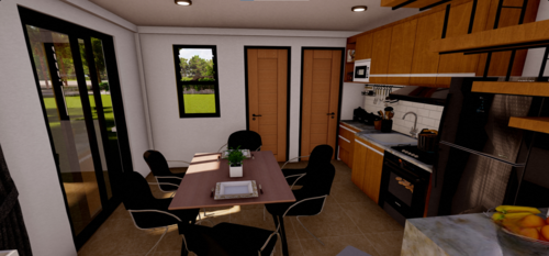 Kitchen and Dining area