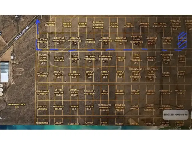 Access via dirt road