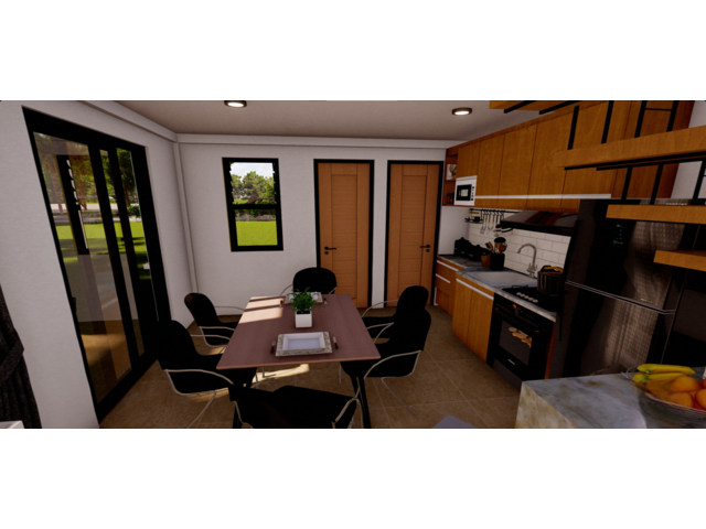Kitchen and Dining area